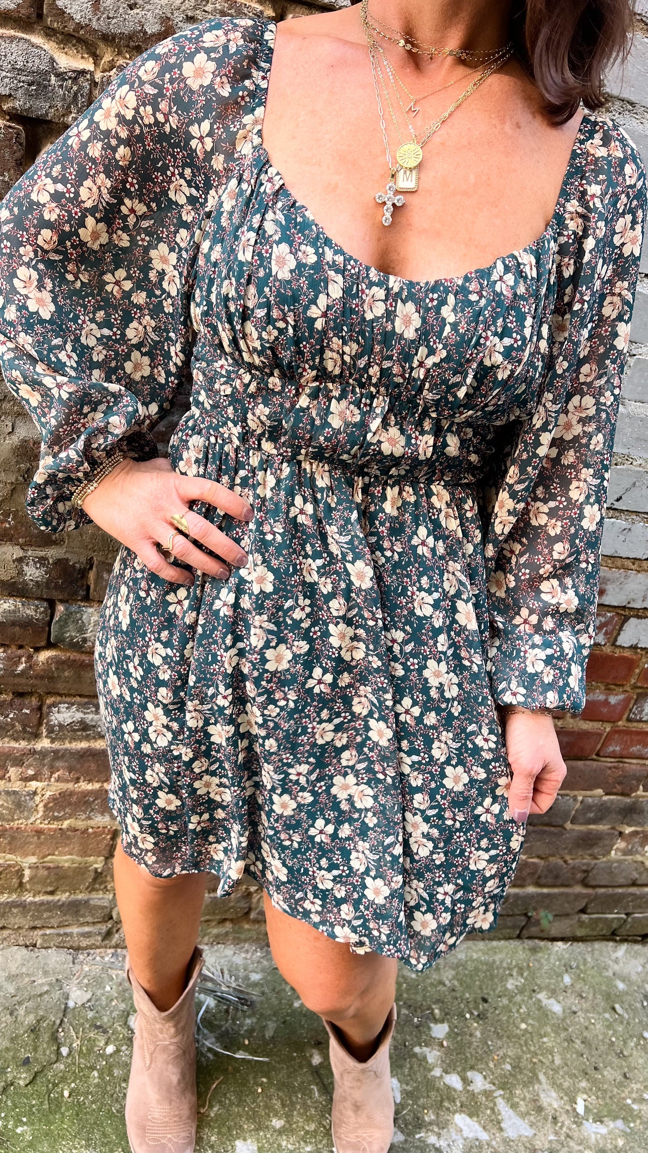 Floral Forest Dress