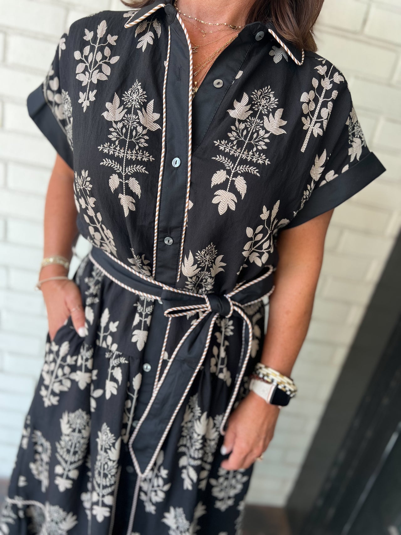 Botanical Midi Dress
