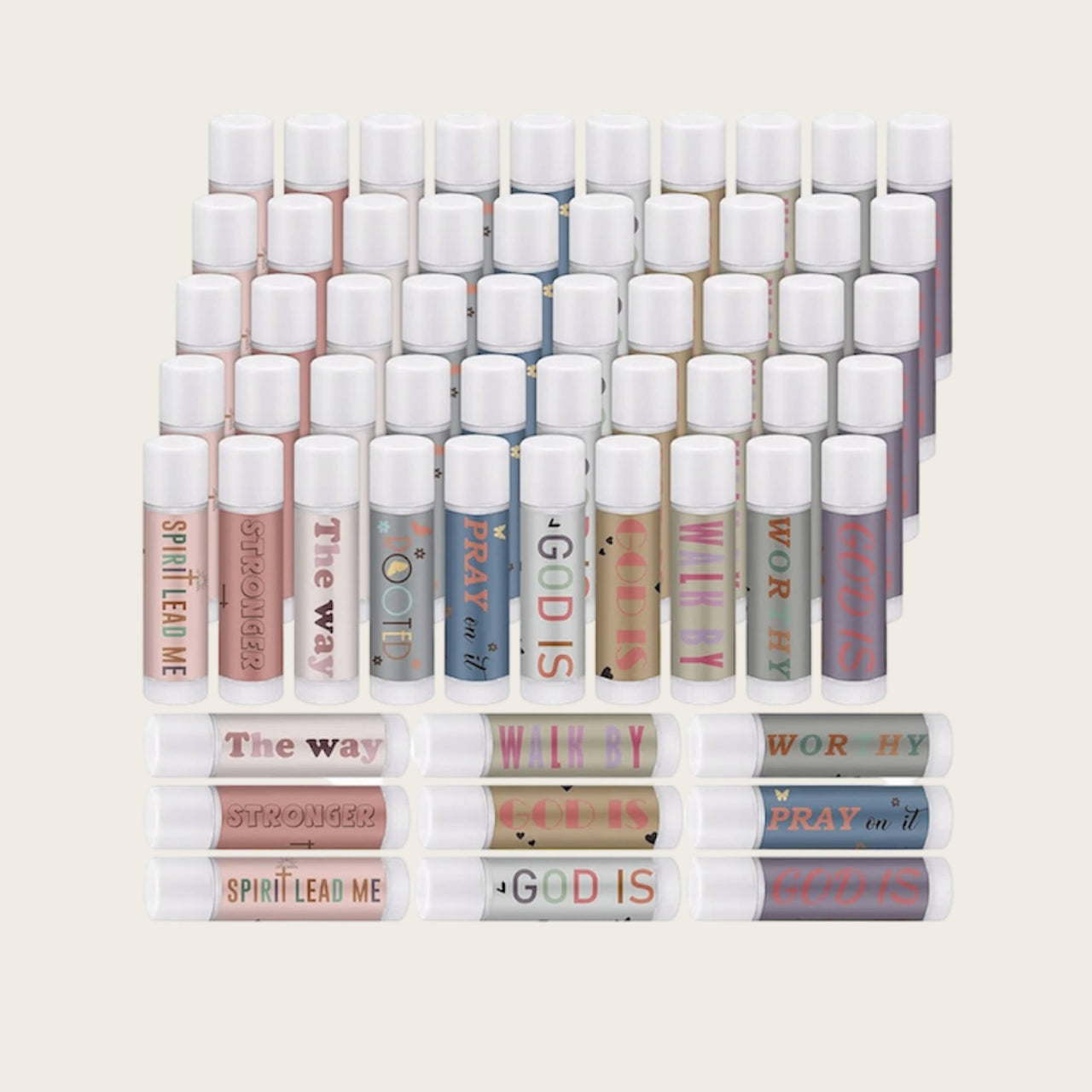 Christian themed lip balms