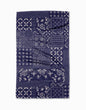 Blossoming Bandanna Blue Tea Towel