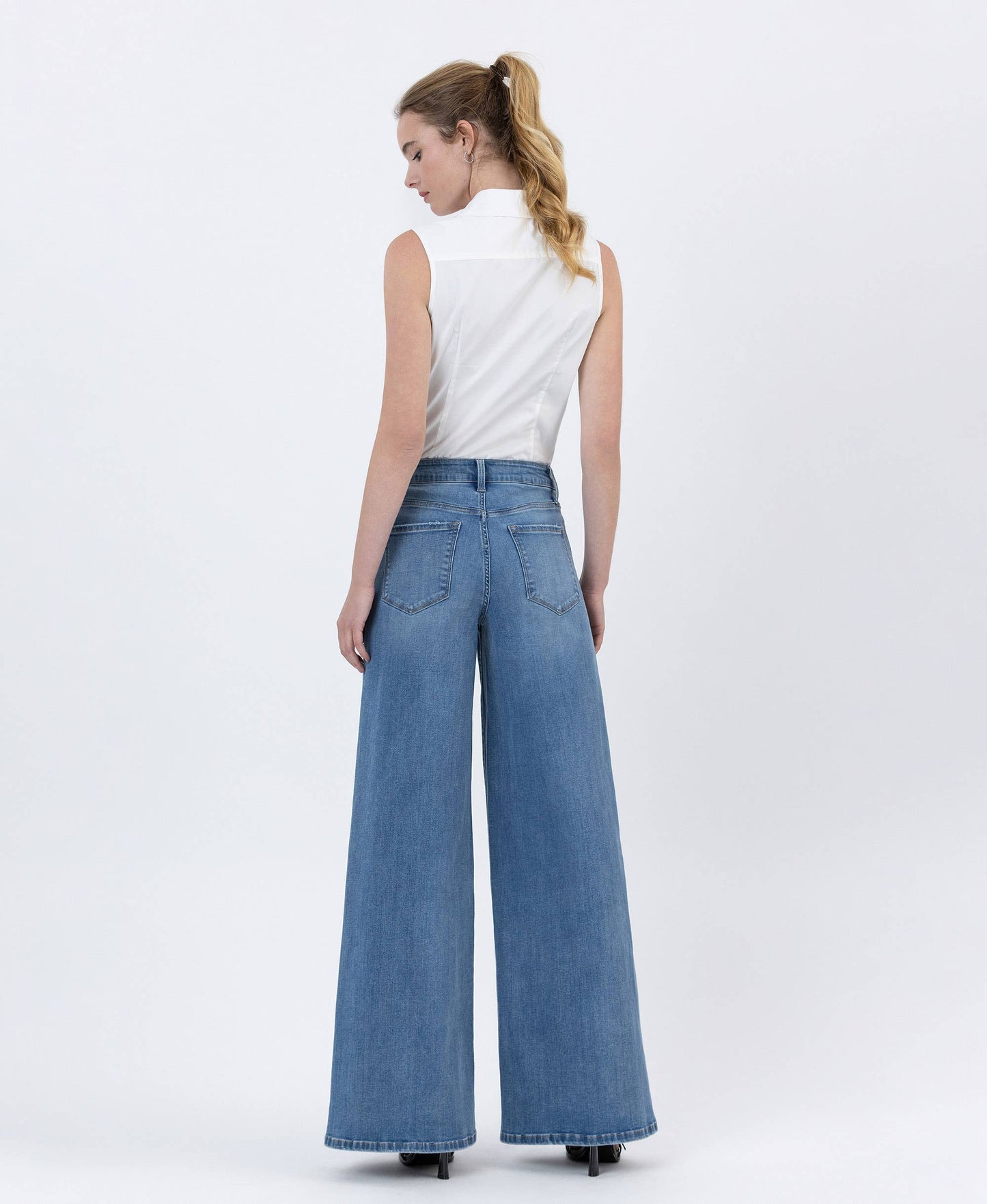 HR Full Length Palazzo Jeans