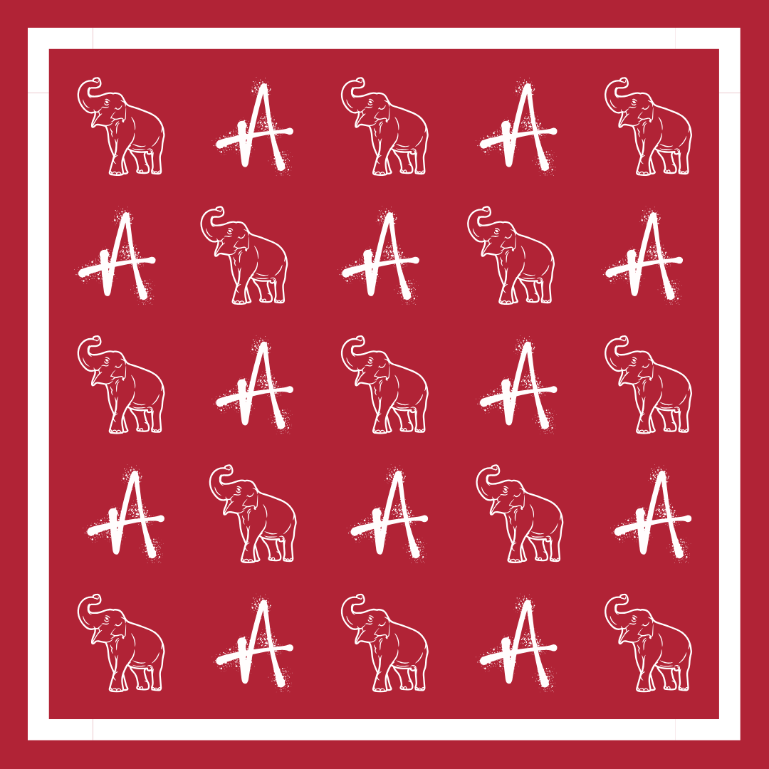 Alabama Bandana Gameday Scarf