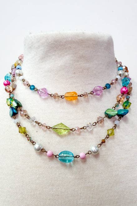 Rachel Short Necklace - Multi