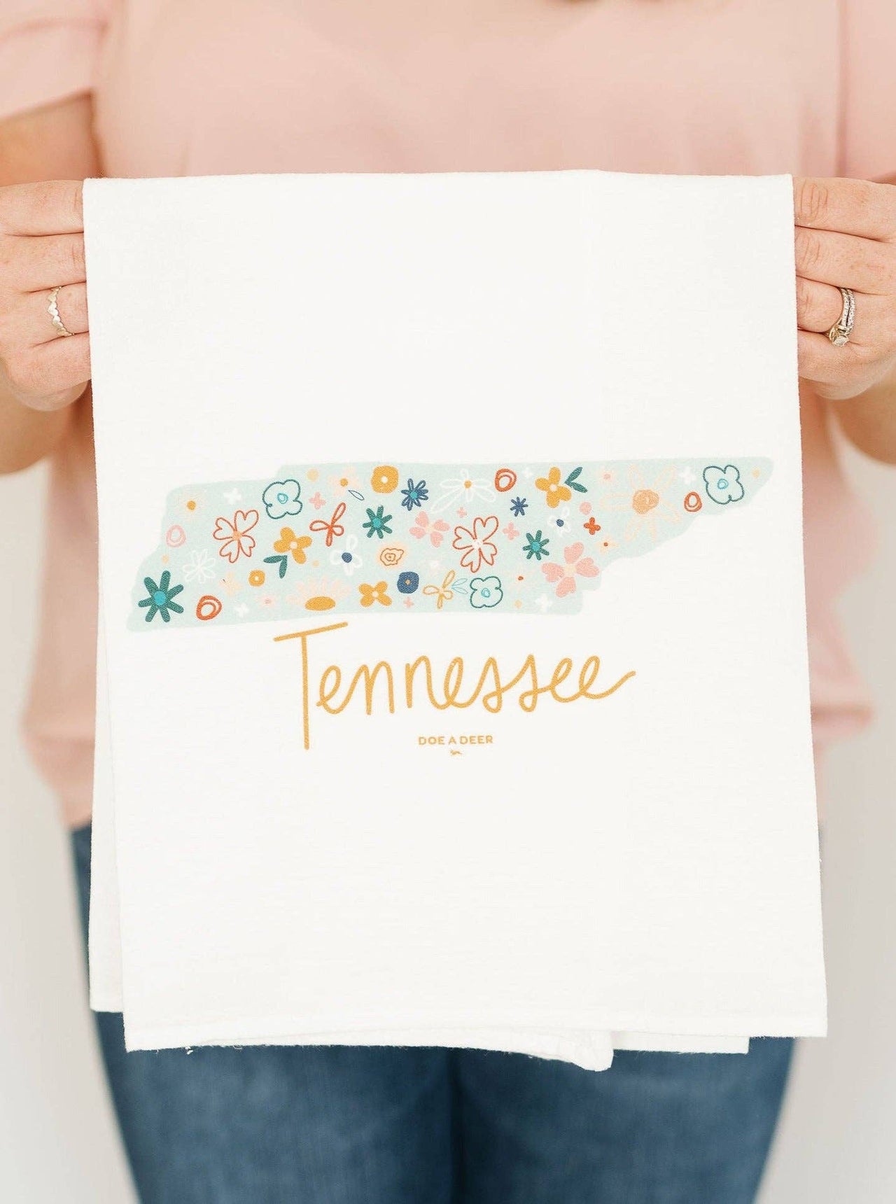 Tennessee Floral Kitchen Towel