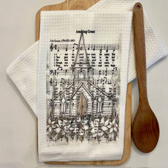 Amazing Grace Tea Towel