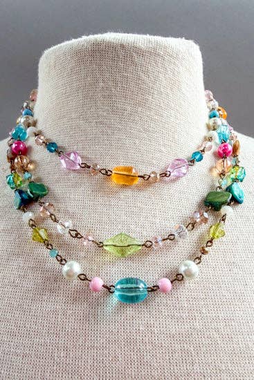 Rachel Short Necklace - Multi