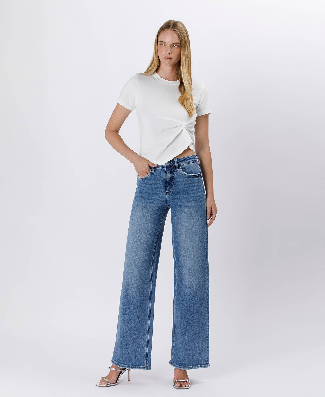 Tummy Control Super HR Baggy Wide Leg