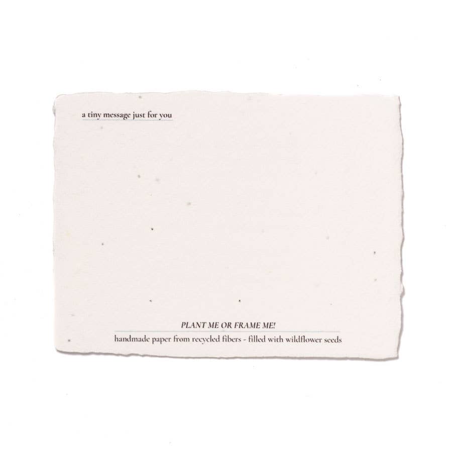 New! Exceptional Birthday: Plantable Birthday Card